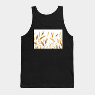 Fall Autum Wheat Harvest Tank Top